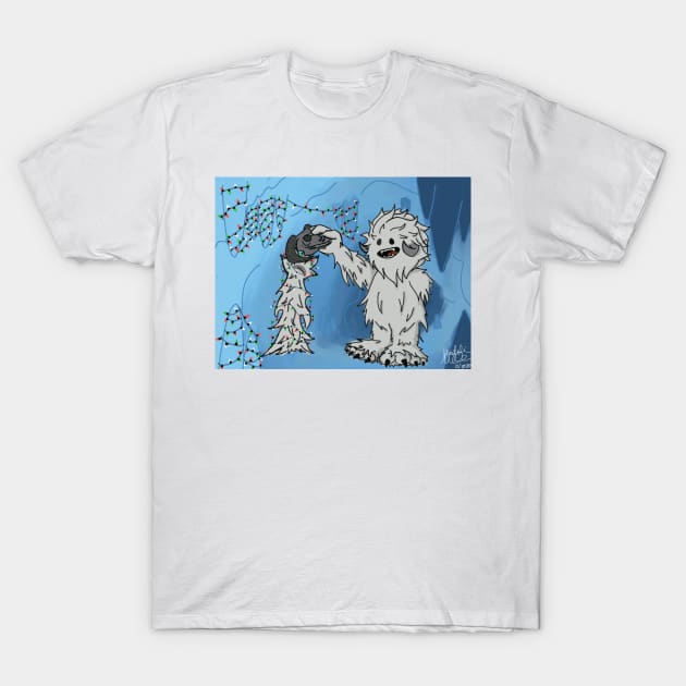 A Wampa’s Christmas T-Shirt by mackachow